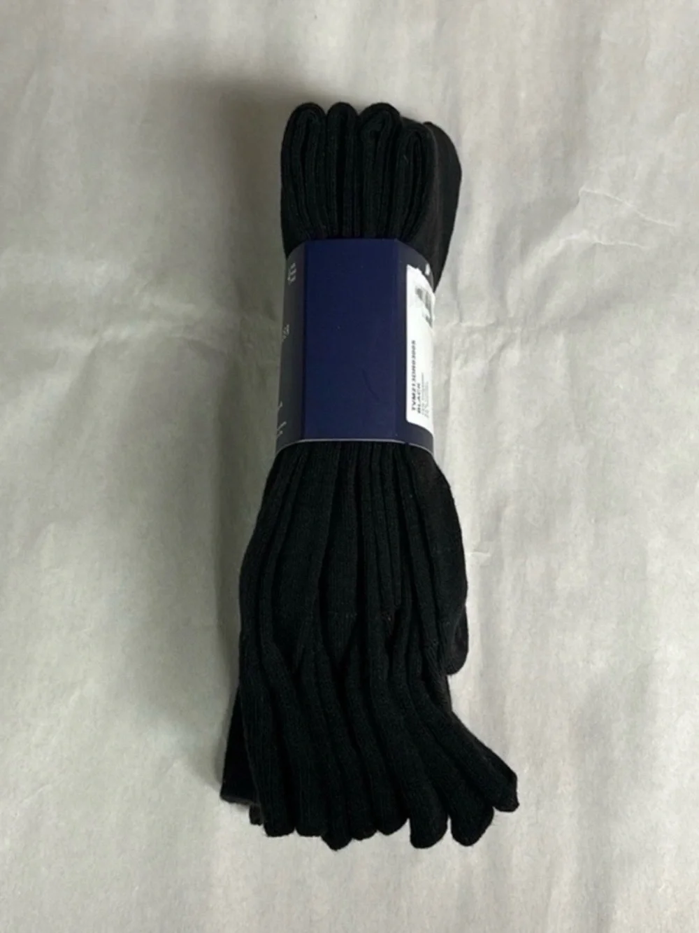 New Tommy Hilfiger Socks Men’s 4 Pair Black Dress Crew Socks Casual Preppy